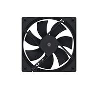 Bewinner 12025 Ventola 2000RPM Ventola Silenziosa per Case del Computer di Raffreddamento 12V DC Connettore a 2 Pin 68.45CFM per PC Desktop Alimentatore Dissipatore di Calore Radiatore (BLACK)