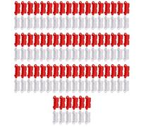 Bewinner 120PCS RC Auto Pista Corsa Barriere Stradali, Drifting Race Set | Barriera stradale in plastica resistente, universale per auto telecomandate, parti di binari portatili fai-da-te