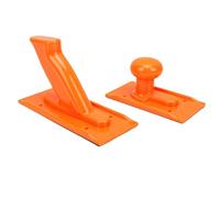 Bewinner 2 Pezzi Strumento di Sicurezza in Plastica ABS con Blocco di Spinta per la Lavorazione del Legno per da Tavolo, Fresatrice e Fresatrice, Bastoncino di Spinta Strutturato Antiscivolo con