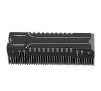Bewinner 2 SSD Dissipatore di Calore 38 Alette di Raffreddamento Base Multicanale in Lega di Alluminio per SSD 2280 NVMe con Pad Termico per PC Ufficio