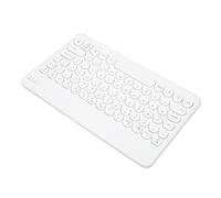 Bewinner 2022 Nuova Tastiera retrò Ultra Sottile per Tablet, Mini Tastiera Wireless Portatile con Copritastiera Rotonda, Tastiere Universali per Telefoni Cellulari Computer Portatili