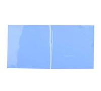 Bewinner 2PCS Pad Termico CPU 100mm x 100mm x 1mm, Silicone dissipatore di Calore Chip CPU, Pad Scheda Grafica di Raffreddamento Termico conduttivo, Chip grafici