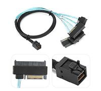 Bewinner 4 SAS SFF-8482 su 1 Controller SAS SFF-8087 e Mantiene L'adattatore Connettore SFF-8643 a SFF-8482 Mini SAS Interno per Computer Singolo da 1 Metro