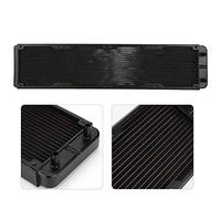 Bewinner 480mm Radiatore di Raffreddamento Ad Acqua a 18 Tubi, Interfaccia dello Scambiatore di Calore in Metallo Filettato con Separatore d'Acqua Incorporato, Accessorio del di