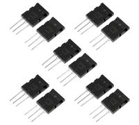 Bewinner 5 Paia 2SA1943 2SC5200 Transistor Audio Abbinati Ad Alta Potenza, 10 Pezzi Transistor Amplificatore di Potenza per Audio HiFi, Al Silicio per Riparazione e Sostituzione dell'Amplificatore
