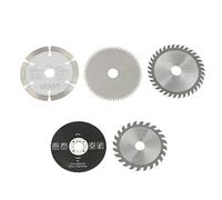Bewinner 5pcs 85mm Diametro Interno 15mm Mini Carburo Circolare Lama per 24 Denti TCT / 36 Denti in Plastica / 80 Denti HSS/Diamante/Resina Lama, Durevole