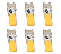 Bewinner 6 Pezzi Lampadina LED G9 Dimmabile 9W 500LM per Lampade da (Warm | Chip COB, raggio da 360 gradi, cura degli occhi senza sfarfallio, lunga durata di 50.000 ore, installazione semplice