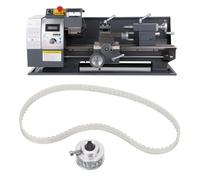 Bewinner 90 Denti Cinghia di Trasmissione in Poliuretano e Kit di Ingranaggi in Alluminio per Mini Tornio 0618/7x10/7x12/7x14/CJ18A Modelli, Sostituzione a Basso Rumore a 1,5 M