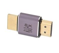 Bewinner Accoppiatore 8K Adattatore 48Gbps Maschio-maschio 2.1, 8K@60Hz 4K@120Hz Extender con Indicatore, Ultra HD 7680x4320, EARC HDR HDCP 2.3, modalità Doppio Schermo Stereo 3D per TV