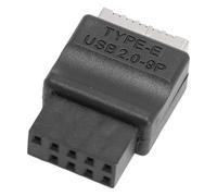 Bewinner Adattatore 9PIN Maschio a TIPO E Femmina Convertitore Durevole in PVC 480Mbps per Custodie PC con Pannello Frontale TIPO E per OS X,