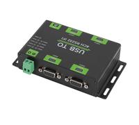 Bewinner Adattatore Convertitore Industriale Isolato da USB a Programma Chip Originale FT4232HL, Fusibile Autoripristinante, Diodo di Protezione, con Testa Femmina a 4