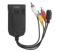 Bewinner Adattatore da Ad AV, Convertitore S-Video da a CVBS, Convertitore Cavo Video Composito 1080P per TV Registratore DVD VHS, Plug and Play Alimentato Tramite USB