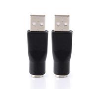 Bewinner Adattatore da USB a PS/2, USB 2.0 A Convertitore da Maschio a PS/2 Femmina Computer Computer Portatile Mouse Mouse Tastiera Meccanica Mouse, Connettore da USB a PS/2