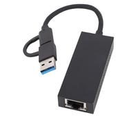 Bewinner Adattatore da USB C A Ethernet da 2,5 Gbps, Convertitore USB A Adattatore di Rete RJ45 con Indicatore LED LAN Ad Alta velocità per Laptop Desktop Tablet
