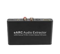 Bewinner Adattatore EARC a Estrattore Audio Ottico, Convertitore Audio 24 Bit 192 KHz con Uscita 3,5 Mm e HD, Supporta Canali 7.1 5.1 2.0 per di Altoparlanti TV Home Theater