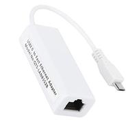 Bewinner Adattatore Ethernet USB 2.0, Adattatore di Rete LAN USB Gigabit da 100Mbps, Connessione LAN Cablata, Adattatore Ethernet da Micro USB a RJ45 per 7/2000/XP/Vista