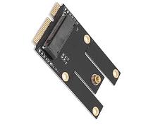 Bewinner Adattatore M.2 NGFF A Mini PCI-E, Convertitore Scheda di Rete WiFi Bluetooth Key A per Notebook, Supporto 7260AC 8260AC 3165AC 8265AC, Plug and Play Hot Swap, Nessun Driver Richiesto,