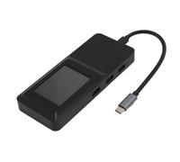 Bewinner Adattatore Multiporta Hub USB C, Dongle USB C Hub 8 in 1 di Tipo C, Docking Station Multiporta USB C con PD da 100 W, Porta USB 3.0 USB 2.0, Lettore di Schede, Pulsanti Display
