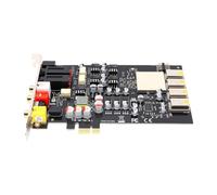Bewinner Adattatore PCIe con Tecnologia DAC Avanzata per Sistemi Desktop | Supporta a 16 bit/24 bit, offre uscite bilanciate e ottiche, perfette per i professionisti \'