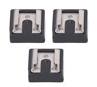 Bewinner Adattatore per Montaggio su Slitta Calda per Flash 3 Pezzi con Filettatura da 1/4 di Pollice - Staffa per Slitta Calda in Metallo per Treppiede, Monopiede, Supporto Flash |For , , , |Robusti