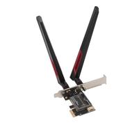 Bewinner Adattatore per Scheda di Rete Wireless, 802.11ac 867Mbps 4.1 PCIEx1 con Doppia Antenna per 7 8 10 (Antenna da 10 Db)