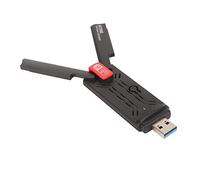 Bewinner Adattatore WiFi 6 1800Mbps Dual Band USB 3.0 per PC Portatili, Adattatore di Rete Wireless 2,4GHz 5GHz con Doppia Antenna 3dBi, Dongle WiFi Ad Alta velocità 1201Mbps per 11/10, Spina