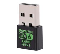 Bewinner Adattatore WiFi 6 per Desktop 900Mbps Dual Band Bluetooth 5.3 | Dongle USB Wireless, Collegamento multiunità, Coppia di Sette Dispositivi, modalità Hotspot AP, Utilizzo in Viaggio