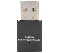 Bewinner Adattatore WiFi USB 600Mbps, Ricevitore WiFi per Scheda di Rete Wireless Dual Band, Adattatore di Rete Wireless USB2.0 per XP/Vista/Win 7/Win8