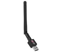 Bewinner Adattatore WiFi USB per PC, Dongle ricetrasmettitore di segnale USB 2.0 da 300 Mbps con segnale da 2,4 GHz, scheda di rete wireless, supporto WEP 64/128 bit, supporto