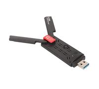Bewinner Adattatore WiFi USB Wireless per PC, USB WiFi 1201 Mbps, Adattatore di Rete Wireless con Doppia Antenna 3dbi, Ricevitore Trasmettitore di Rete per PC Desktop Windows 11 10