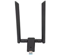 Bewinner Adattatore WiFi USB3.0 per PC, Adattatore di Rete Wireless Dual Band 2.4G/5G, Adattatore WiFi Wireless 1200Mbps con Antenna 5dBi per Win XP/7/8/8.1/10 per OS X