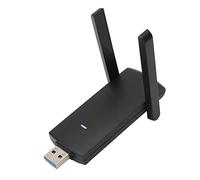 Bewinner Adattatore WiFi Wireless USB 3.0 da 1300 Mbps per PC con Antenna 2X 5dBi, Mini Adattatori di Rete Dongle WiFi USB Dual Band da 2,4 GHz 5 GHz per Win11 10 8 8.1 7 Vista XP