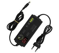 Bewinner Alimentatore A Tensione Regolabile da 60 W 5 A, Adattatore Dimmerabile per Regolatore di velocità Motore 3-12 V con Display LED, Convertitore CA/CC 100-240 V con Spina UE per Telecamere