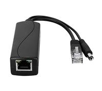 Bewinner Alimentatore per Iniettore Splitter Cavo Adattatore POE 48 V a 12 V per, Custodia in ABS, Nucleo in Rame, Distanza di Trasmissione 100 M