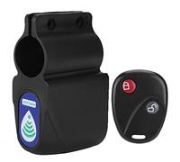Bewinner Allarme di Sicurezza Antifurto per Lucchetto per Bici con Telecomando Wireless con Sirena Forte 105 DB, Lucchetto per Bicicletta, a U in Metallo Anticorrosione Resistente all'acqua, Mini