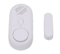 Bewinner Allarme per Porte e Finestre con Sirena da 120 DB, Sensore di Vibrazione e Contatto Magnetico, Avviso Antifurto a Volume Regolabile per Rottura Vetri di Casa, Garage, Sicurezza