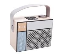 Bewinner Altoparlante Bluetooth 5.1, Suono Stereo da 5 W, Altoparlante Wireless Portatile per Cucina Scrivania Camera da Letto Ufficio Feste, Stile Carini, da Viaggio Compatto (Giallo chiaro)