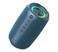 Bewinner Altoparlante Bluetooth Portatile, Altoparlante Wireless Full Range da 8 W con Luci RGB, Audio Stereo Bluetooth 5.4 Ricaricabile per Casa, Feste, All'aperto (BLUE)