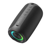 Bewinner Altoparlante Bluetooth Portatile, Altoparlante Wireless Full Range da 8 W con Luci RGB, Audio Stereo Bluetooth 5.4 Ricaricabile per Casa, Feste, All'aperto (BLACK)