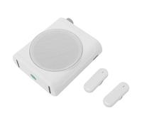 Bewinner Amplificatore Vocale Wireless con Doppio Microfono Lavalier |Altoparlante da 76 Mm, 25 Ore di Riproduzione, Bluetooth 5.4, Riduzione del Rumore ANC per Insegnamento, Guida (WHITE)