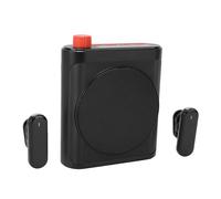 Bewinner Amplificatore Vocale Wireless con Doppio Microfono Lavalier |Altoparlante da 76 Mm, 25 Ore di Riproduzione, Bluetooth 5.4, Riduzione del Rumore ANC per Insegnamento, Guida (BLACK)