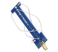 Bewinner Antenna Elicoidale a 4 Bracci PCB 1,4-1,68 GHz Componente Elettronico Ad Ampio Raggio per di Posizionamento, Antenna relè Satellitare con Connettore Maschio SMA 50Ω (BLUE)