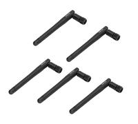 Bewinner Antenna Pieghevole da 5 Pezzi 6dBi Omnidirezionale Ad Alto Guadagno per Trasmissione Wireless 433 Mhz, Antenna di Segnale con Connettore Maschio SMA per di Lettura Contatori, Drone, Allarme