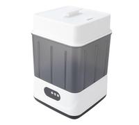 Bewinner Asciuga Biberon Elettrico a Vapore, Design a Doppio Strato 2 in 1, può Contenere da 6 a 12 Biberon, Pulizia Ad Alta Temperatura con Asciugatura Automatica, Materiali per Uso Alimentare
