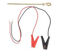 Bewinner Asta di Messa a Terra del Filo per Recinto Elettrico con Clamp/Holder a Coccodrillo, Cavo di Ricarica per Recinto Elettrico Solare per il Controllo del Bestiame e della Fauna Selvatica,