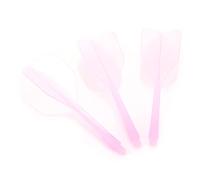 Bewinner Asta e Alette per Freccette Integrate con Filettatura 2BA da 3 Pezzi, Freccette di Forma Standard Anti-Rottura Trasparenti con Materiale ABS Flessibile (Pink)