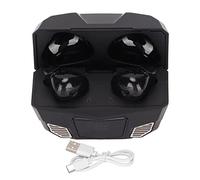 Bewinner Auricolare Bluetooth Senza Fili con Custodia di Ricarica Mecha, Mini Auricolare Bluetooth 5.1 per Giochi Mobili con Suono Surround a Doppia Latenza a Bassa Latenza