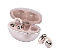 Bewinner Auricolari Bluetooth con Morsetto e Fiocco in Strass |Bluetooth 6.0, 4 Ore di Riproduzione, Doppio Isolamento Acustico e Algoritmo per la Salute delle Orecchie per un Ascolto