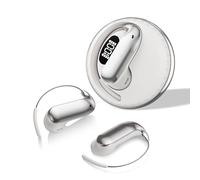 Bewinner Auricolari Wireless Intelligenti con Gancio per L'orecchio, Auricolari Bluetooth 6.0 AI Traduttore Vocale, Traduzione in Tempo Reale 144 Lingue, Riduzione del Rumore ENC, (WHITE)