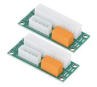Bewinner Avviatore di Sincronizzazione con Doppio Alimentatore, Confezione da 2, Adattatore Doppio PSU con Interfaccia IDE con Connettore a 24 Pin e 4 Pin per l'aumento di Potenza 'impianto di